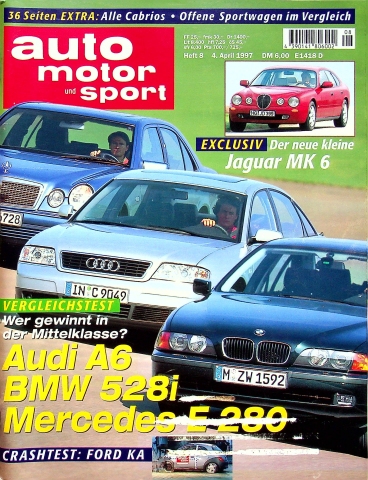 Deckblatt Auto Motor und Sport (08/1997)